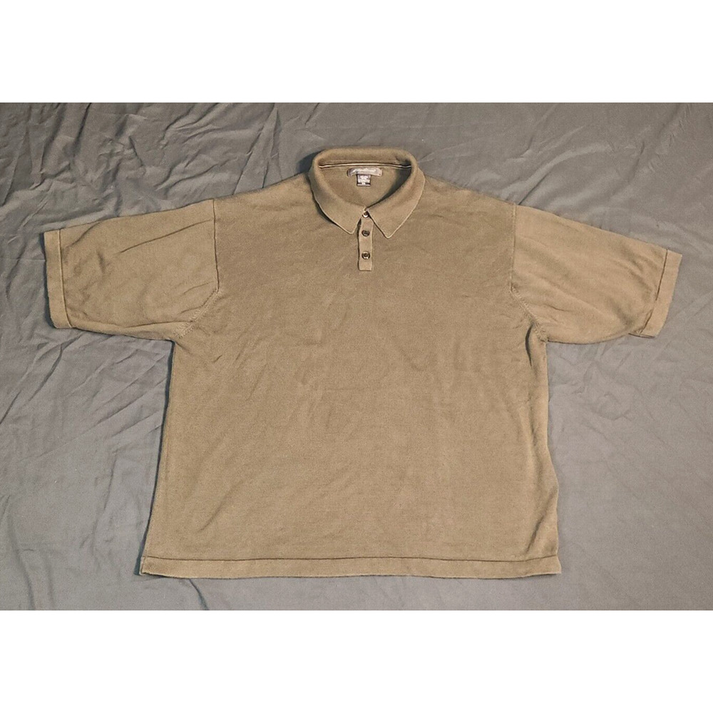 Eddie Bauer Polo Shirt Olive Men's XXL